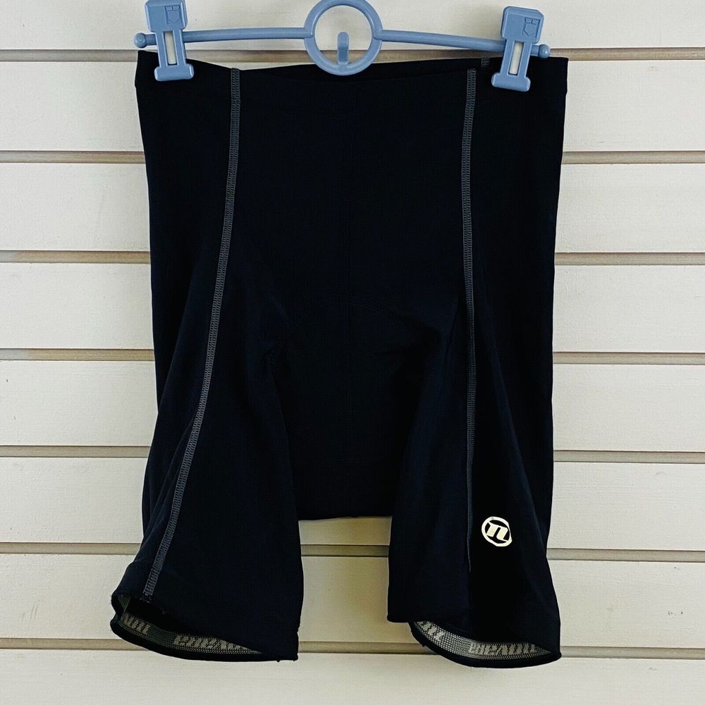 Mens M‎ Novara Metro Gel Road Bike Shorts Black Cycling Biking 7" Inseam 763179